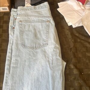 Levi's Light Blue Straight Leg Jeans